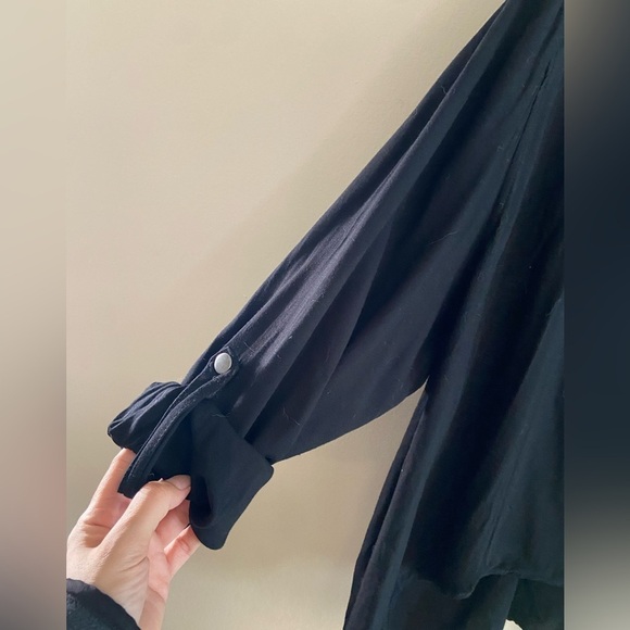 Torrid black jacket blazer zip up moto style studded 3X - Picture 8 of 12